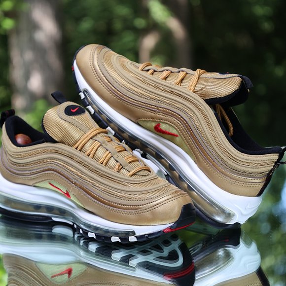 Nike Air Max 97 Metallic Gold Size 6Y - Picture 8 of 10